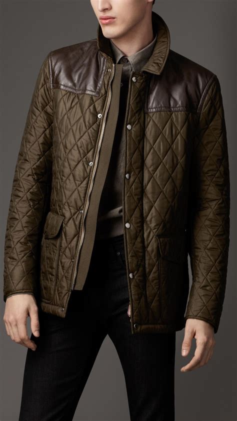 burberry jacket mens quilted